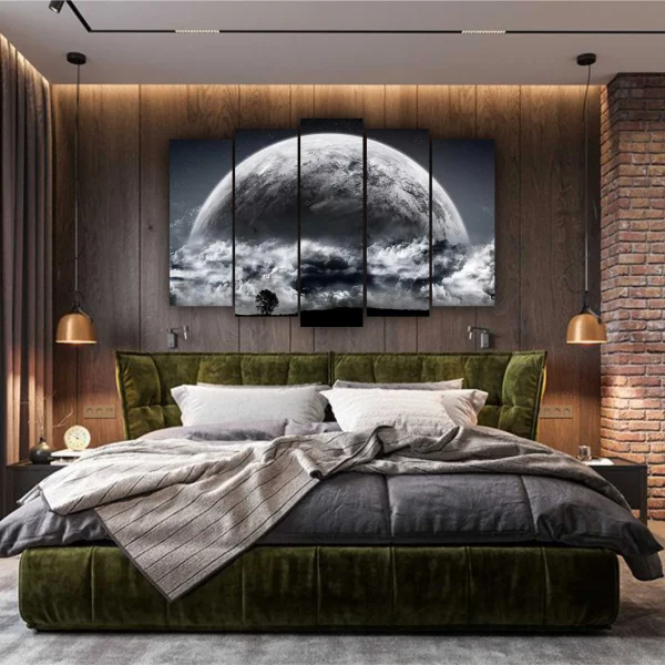 Модульная картина SLP Космос / 5 модулей / 100х150 см (s-mod5-100-150-03)