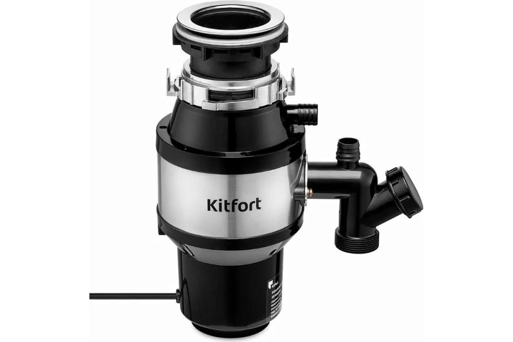 Измельчитель отходов Kitfort КТ-2090 черно-серебристый  - фото 2