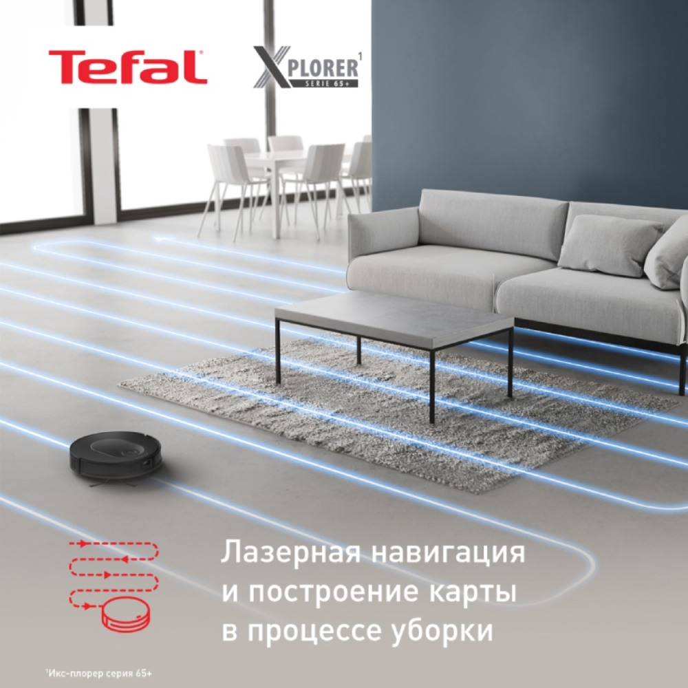Робот-пылесос Tefal RG8L85WH X-PLORER Serie 65+ - фото 2