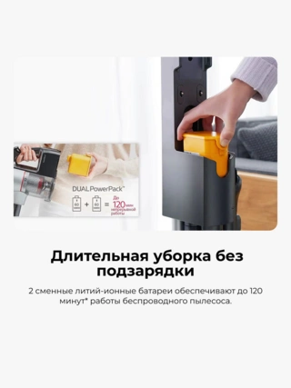 Вертикальный пылесос LG A9K-MAX1 - фото 6