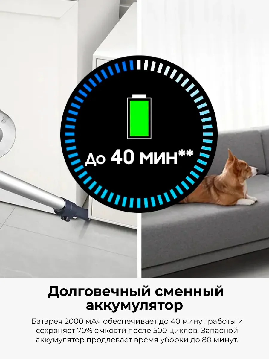 Вертикальный пылесос Samsung JET 60 Turbo (VS15A6031R4/EV) - фото 9