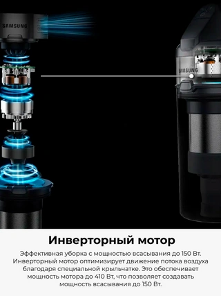 Вертикальный пылесос Samsung JET 60 Turbo (VS15A6031R4/EV) - фото 6