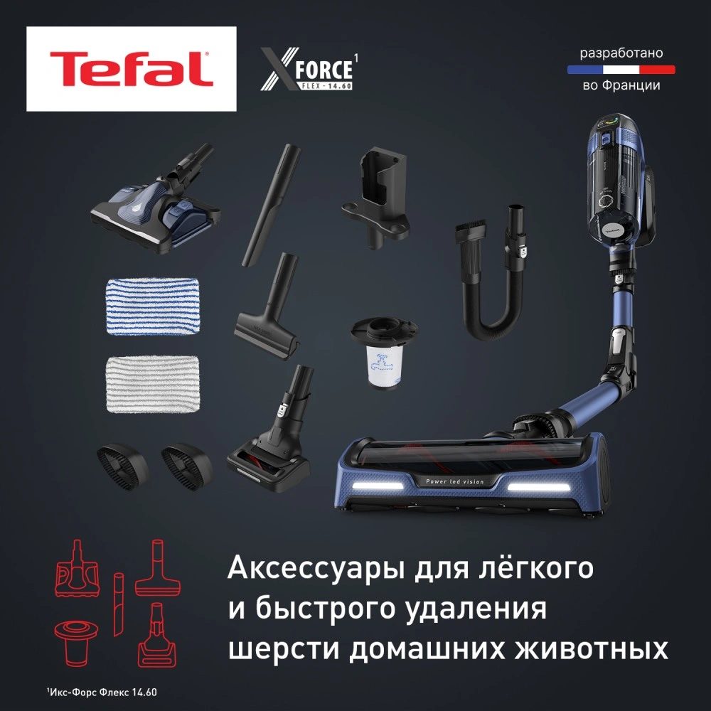 Беспроводной пылесос Tefal X-Force Flex 14.60 Aqua TY99C0WO - фото 10