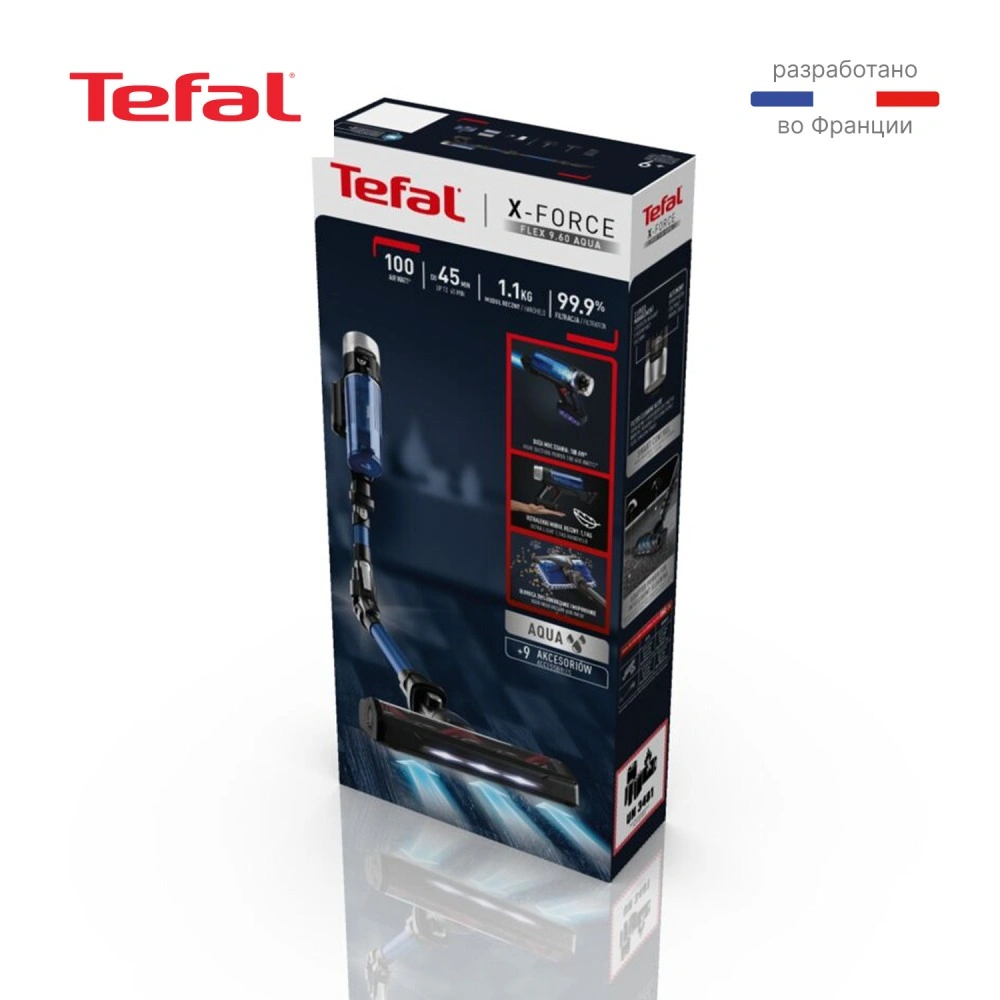 Беспроводной пылесос Tefal X-Force Flex 9.60 Aqua TY20C4WO - фото 18