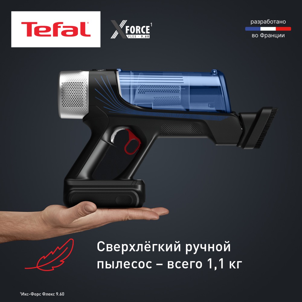 Беспроводной пылесос Tefal X-Force Flex 9.60 Aqua TY20C4WO - фото 6