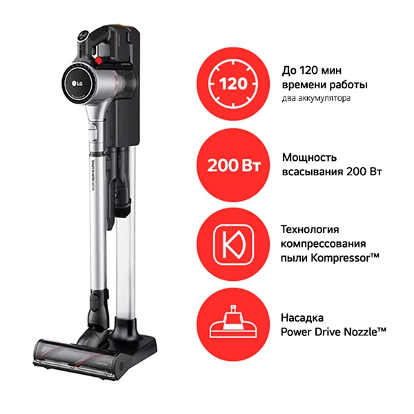 Вертикальный пылесос LG A9K-PRO1