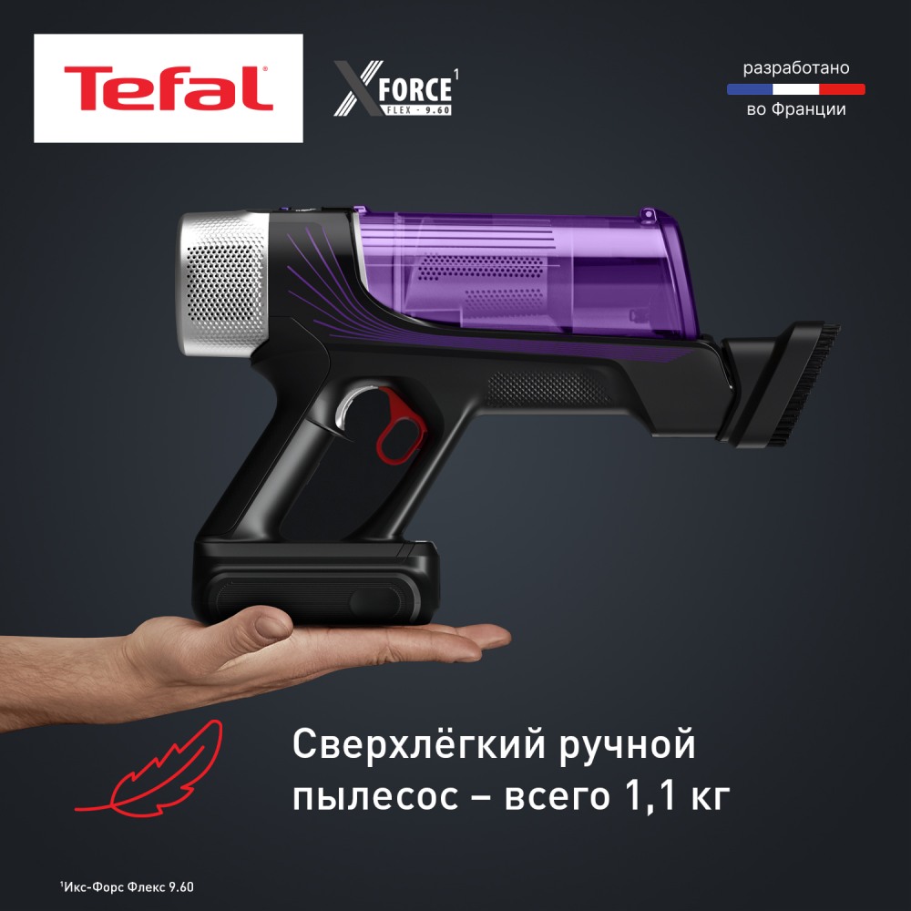 Беспроводной пылесос Tefal X-Force Flex 9.60 TY2038WO - фото 6