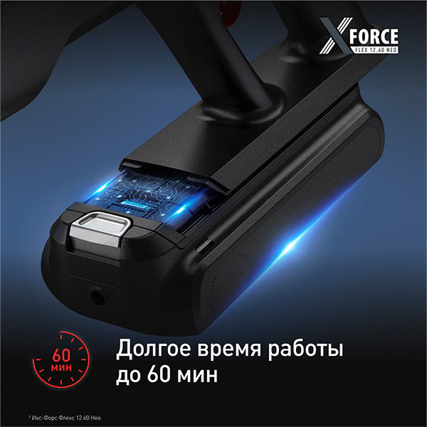 Вертикальный пылесос Tefal X-Force Flex 12.60 Neo Aqua TY9LC1WO - фото 6