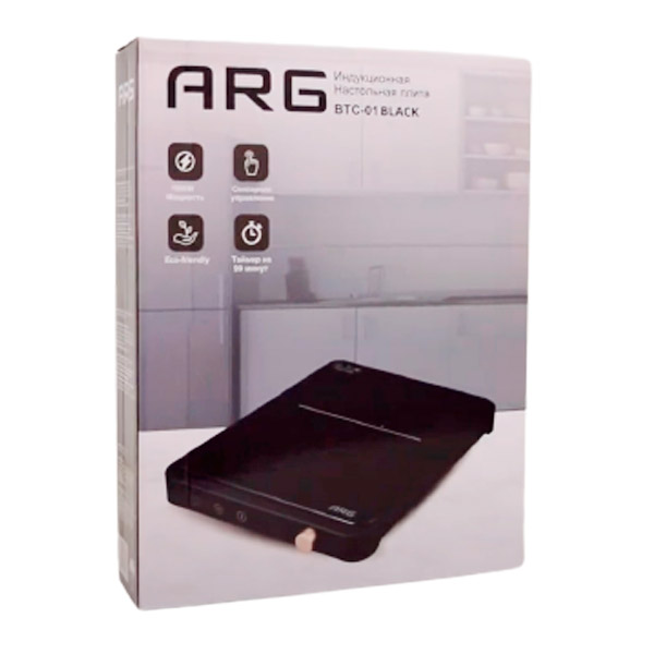 Индукционная настольная плита ARG BTC-01 Black  - цены,  .