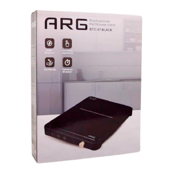Индукционная настольная плита ARG BTC-01 Black - фото 2