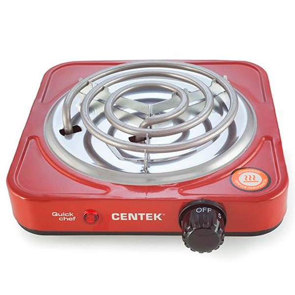 Настольная электрическая плита Centek CT-1508 Red - фото 2