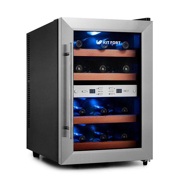Винный шкаф Kitfort KT-2404 черный