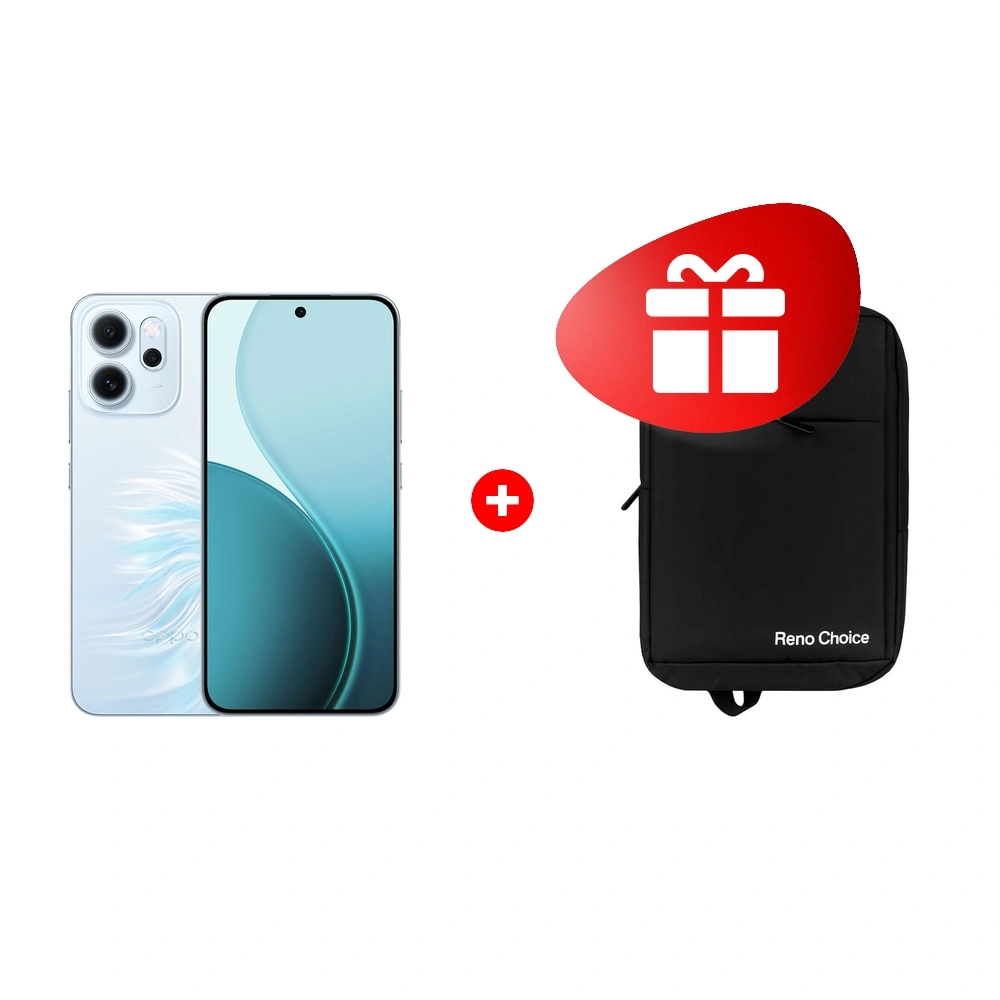 Жиынтық OPPO Reno Choice Black + OPPO Reno14F 5G 8/256GB Opal Blue 