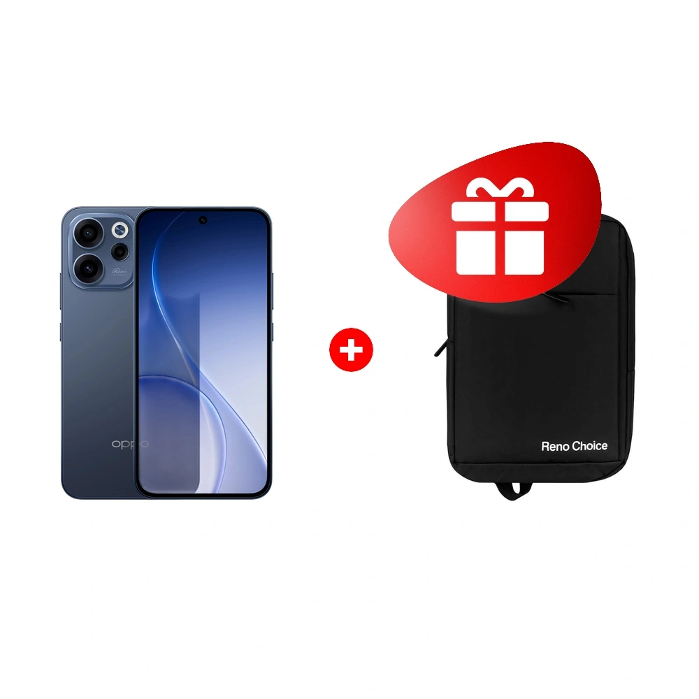 Жиынтық Oppo Reno Choice Black + OPPO Reno15F 12/512GB Twilight Blue 