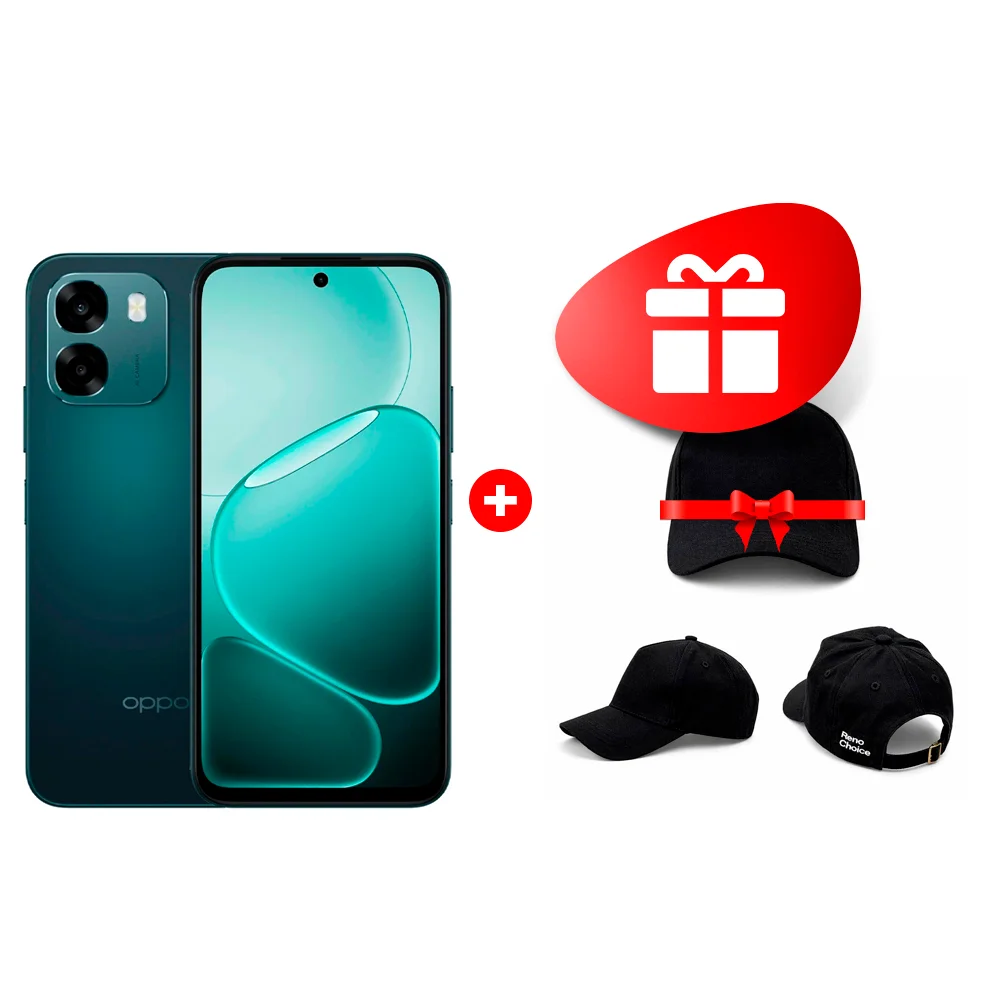Смартфон OPPO A6 8/128GB Sapphire Blue жинағы + Oppo Reno Choice бейсбол қалпағы 