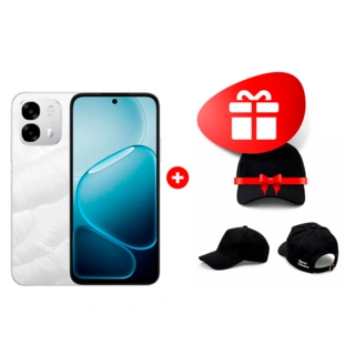 Комплект Смартфон OPPO A6s 8/256GB Ice White + Бейсбольная кепка Oppo Reno Choice 