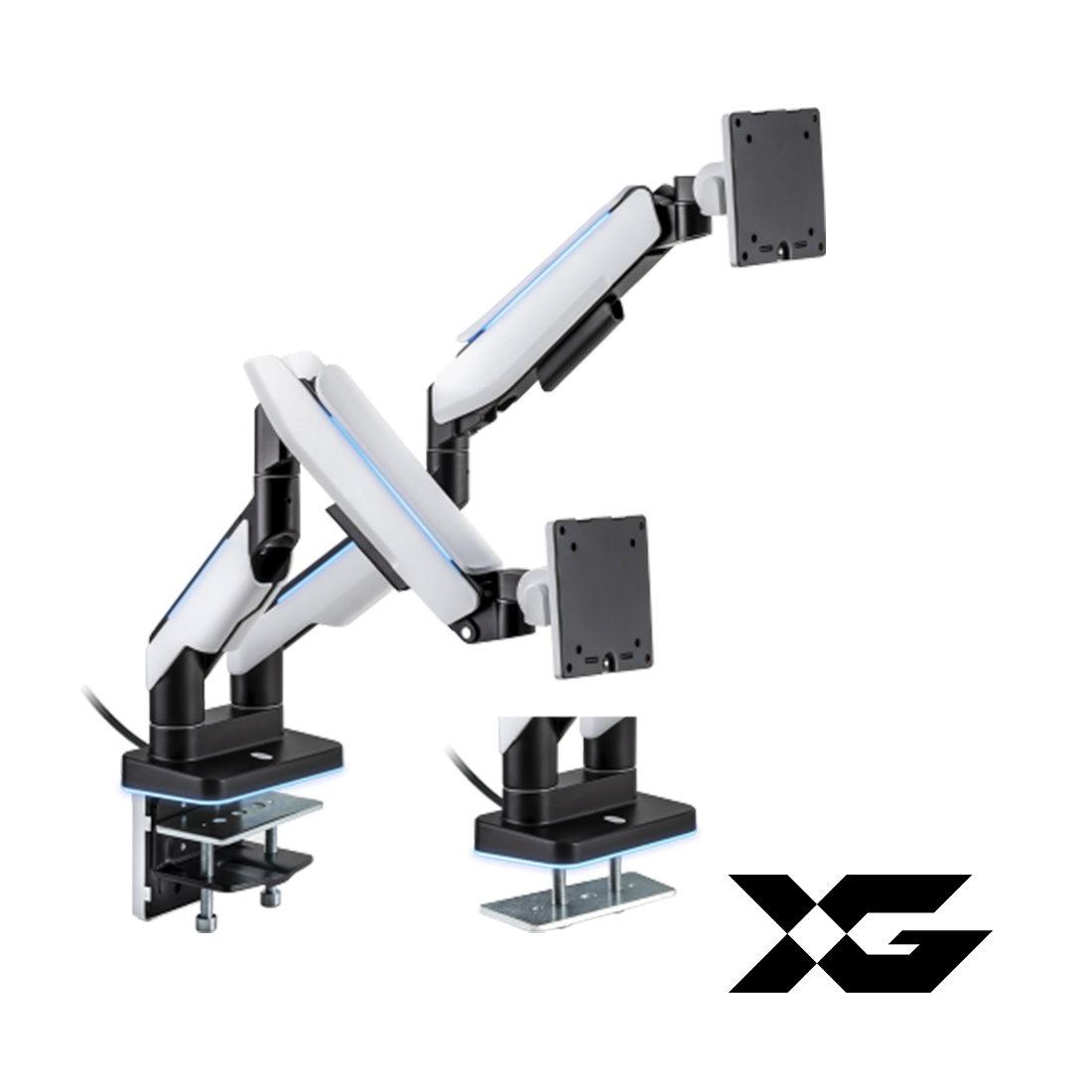 Настольный кронштейн с газлифтом XG MGG-1735D white для 2-х мониторов (17"-35") Белый XG MGG-1735D white
