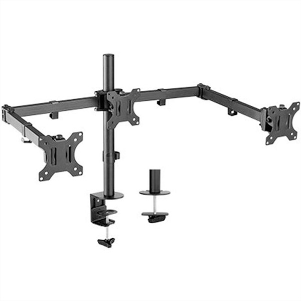 Настольный кронштейн для 3-хмониторов Brateck LDT12-C034N (13"-27")