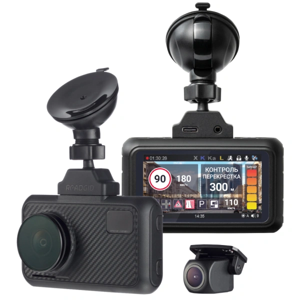 Видеорегистратор-гибрид Roadgid Premier 3 Carbon