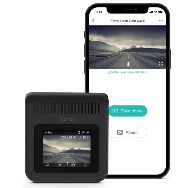 Видеорегистратор 70mai A400 с камерой заднего вида Dash Cam A400+Rear Cam Set - фото 8
