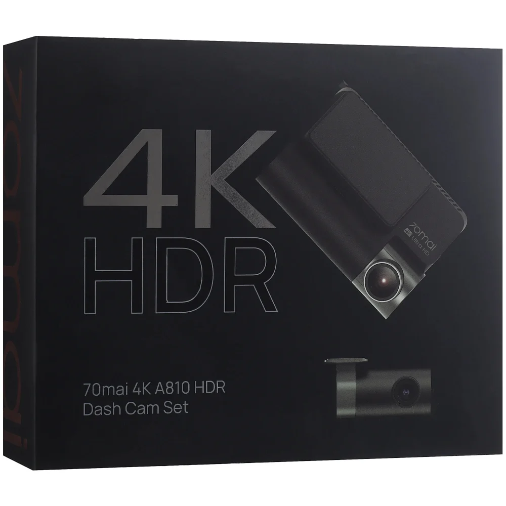 70mai Бейнетіркеуіші 4K HDR Dash Cam Set A810-2 - фото 11