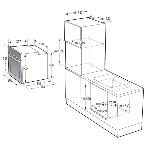 Духовой шкаф Gorenje BOS6737E20FBG - фото 6