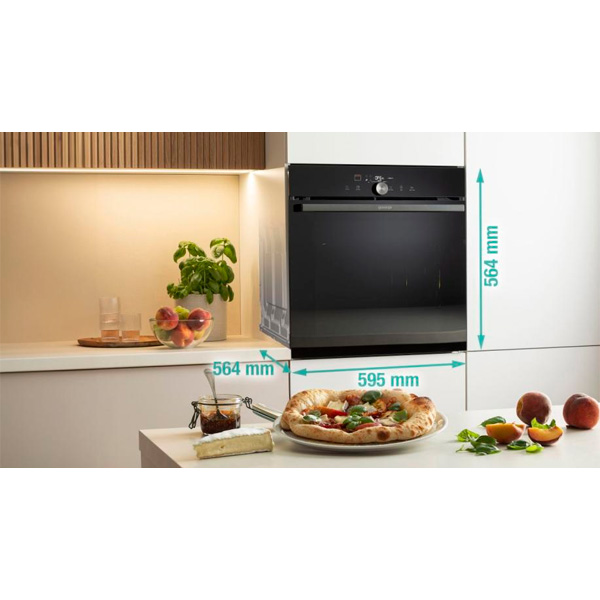 Комплект Встраиваемый духовой шкаф Gorenje GO66E PIZZA350C + Стеклокерамическая варочная панель Gorenje CT43SC  - фото 12 | sulpak.kg Комплект Встраиваемый духовой шкаф Gorenje GO66E PIZZA350C + Стеклокерамическая варочная панель Gorenje CT43SC  - фото 12