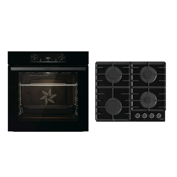 Комплект Gorenje "Духовой шкаф BO6735E02BK + поверхность GT642AB"