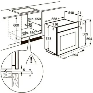 Electrolux кіріктірілген тұмшапеш EOB53434AK