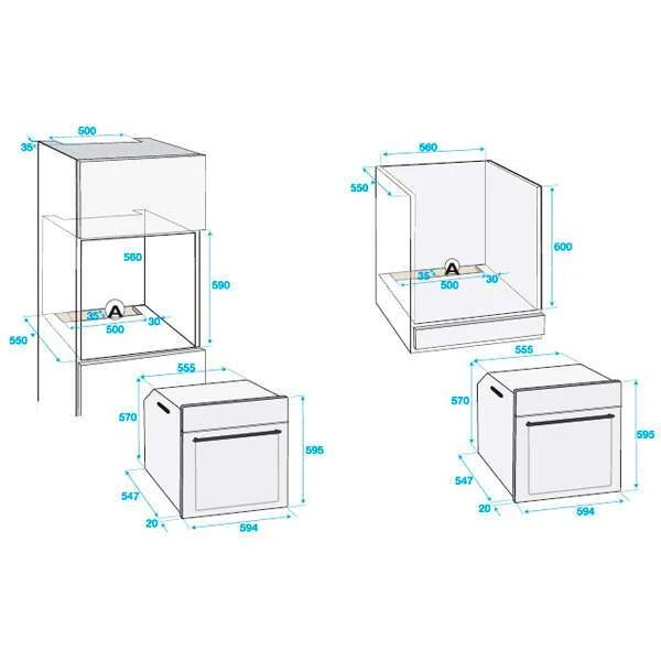 Встраиваемый духовой шкаф Beko OIM 27201 C - фото 2