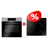 Жиынтық Hansa кіріктірілген тұмшапеш BOEI68441 + Hansa электр пісіру беті BHC66506 