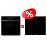 Комплект Встраиваемый духовой шкаф Gorenje BOS6747A01BG + Индукционные поверхности GI6401BSCE 
