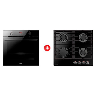 Жиынтық Встраиваемый духовой шкаф Hansa BOES684633 + Hansa газ пісіру беті BHKS610301 