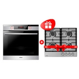 Комплект Встраиваемый духовой шкаф Hansa BOEIS696677 + Газовая варочная поверхность Hansa BHGI630301 