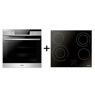 Жиынтық Встраиваемый духовой шкаф Hansa BOEIS694655 + Hansa электр пісіру беті BHC66506 