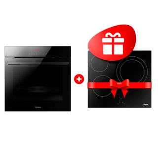 Комплект Встраиваемый духовой шкаф Hansa BOEB697688 + Электрическая варочная поверхность Hansa BHC66206 