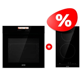 Комплект Встраиваемый духовой шкаф Gorenje BOP798S37BG + Электрическая варочная панель Gorenje ECT321BCSC 