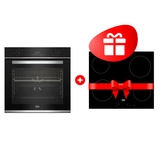 Жиынтық Встраиваемый духовой шкаф Beko BBIE133002XD + Beko электр пісіру беті HIC 64400 E 