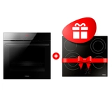 Жиынтық Встраиваемый духовой шкаф Hansa BOEB697688 + Hansa электр пісіру беті BHC66506 