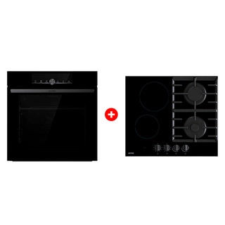 Комплект Встраиваемый духовой шкаф Gorenje BOS6747A01BG + Комбинированная варочная поверхность Gorenje GCE691BSC 