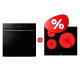 Комплект Встраиваемый духовой шкаф Gorenje BOS6737E05DBG + Электрическая варочная поверхность Gorenje ECT63ASC 
