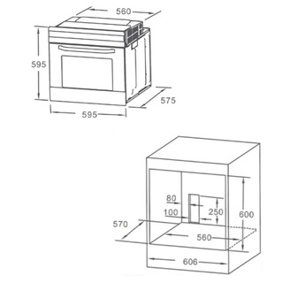Встраиваемый духовой шкаф Midea MO78100CGB