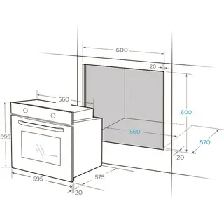 Встраиваемый духовой шкаф Midea MO78100CGW