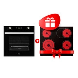 Жиынтық Встраиваемый духовой шкаф ARG MFA 627 Black + Стеклокерамическая варочная поверхность ARG YL-CF6601HD 