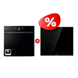 Комплект Встраиваемый духовой шкаф Gorenje BPSA6747DGWI + Электрическая варочная поверхность Gorenje ECT646BCSC 
