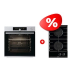 Комплект Встраиваемый духовой шкаф Gorenje BSA6747A04X + Газовая варочная поверхность Gorenje GC321B 