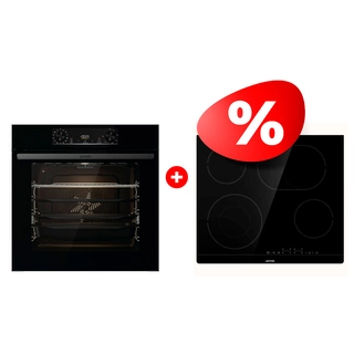 Комплект Встраиваемый духовой шкаф Gorenje BPS6737E14BG + Электрическая варочная поверхность Gorenje ECT643BSC 