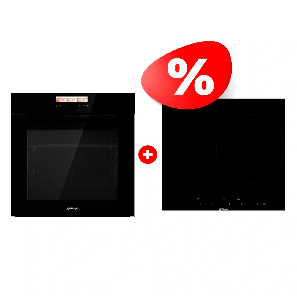 Комплект Встраиваемый духовой шкаф Gorenje BOP798S37BG + Электрическая варочная поверхность Gorenje ECT63ASC 