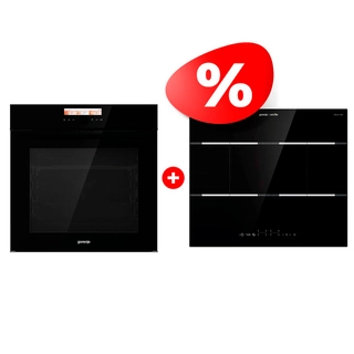 Комплект Встраиваемый духовой шкаф Gorenje BOP798S37BG + Индукционная варочная поверхность Gorenje IT646ORAB 