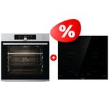 Жиынтық Gorenje кіріктірілетін электр пеші BSA6747A04X + Индукционные поверхности GI6401BSCE 